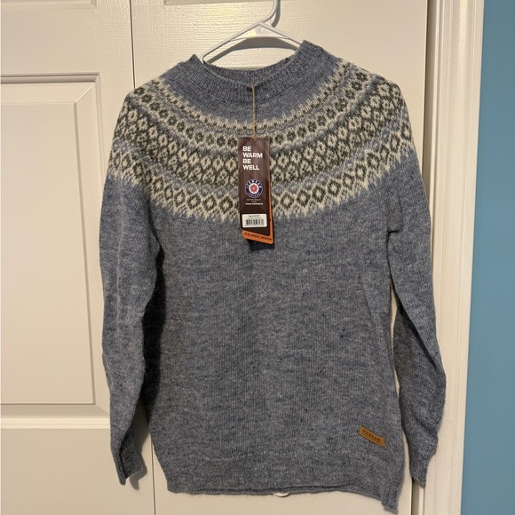 NWT M FAGRADALSFJALL TRADITIONAL ICELANDIC WOOL SWEATER - Picture 1 of 5